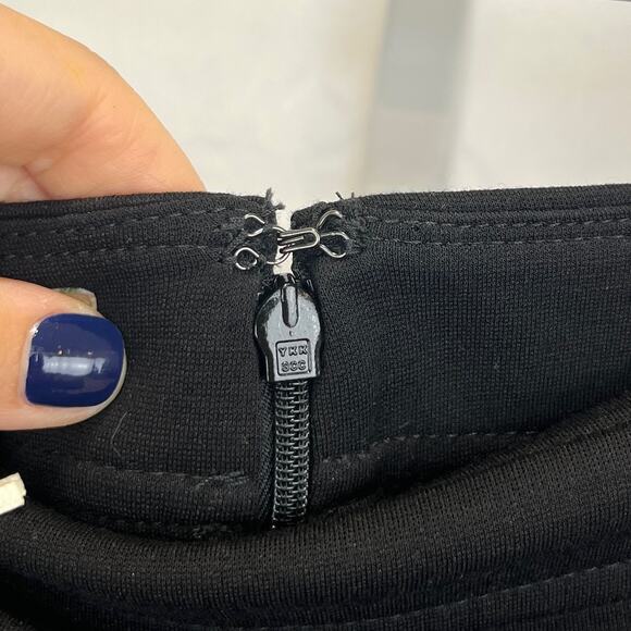 NWT TALBOTS Italian Ponte Knit Skirt Straight Above Knee Black Petite Plus 18WP - Picture 8 of 10